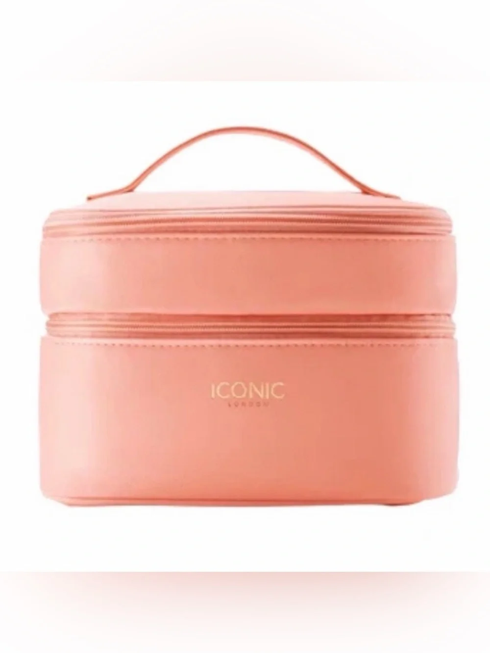 ICONIC LONDON Pink Multi-compartement Makeup Case New